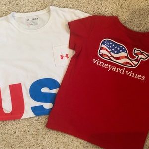 👠 Under Armour & Vineyard Vines shirts - USA